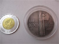 Monnaie 100 Lires Italie 1945