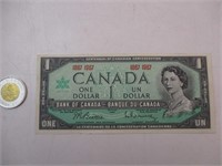 Billet de un dollar canadien 1967