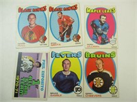Lot de cartes de Hockey O-Pee-Chee 1971-72