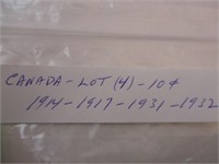 Canada - Lot (4) - 0,10$