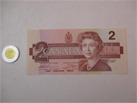 Billet de deux dollars canadien 1986 UNC