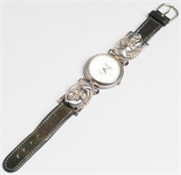 Sterling Silver & Mother-of-Pearl Watch & Band