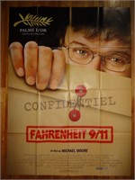 Affiche originale FAHRENHEIT 9/11 - Michael Moore