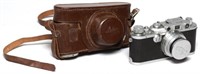 Vintage Early Leica IIIc Camera in Case, ca. 1940