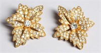 Pair of Kenneth Lane Clip On Earrings