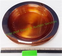 Vintage Glassbake USA Pan & Copper Tray