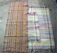 3 Quilted Rugs