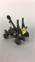 Small vintage catapult