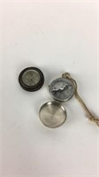 Two compasses