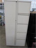 Steelcase Locker File Cabinet Combo