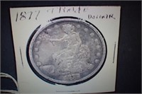 1877 Silver Trade Dollar - $150 Reserve