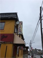 Illuminated 'BAR' Sign - Outside