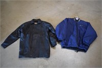 Leather "Wilda" Jacket and Nike Jacket