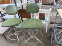 Pair of Drafting Stool Chairs