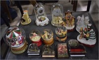 Music Boxes, Snow Globes and Anniversary Clocks