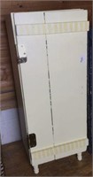 Painted footlocker cabinet
