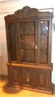 Vintage 1970s China cabinet