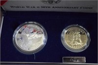 WWII 50th Anniversary Proof Silver Coins