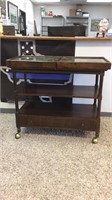 BEAUTIFUL SERVING CART WITH PULL OUT SHELVES AND
