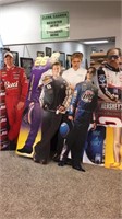 LOT BEER ADVERTISING CUT OUTS