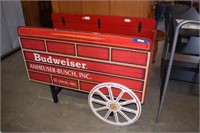 Large Budweiser Advertising Cart