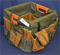 Heavy Canvas Milk Crate Tool Bag & Carrier