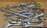 Lot Various Sized Open & Boxed End  Wrenches