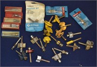 Lot of Various Router & Other Wood Bits