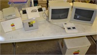 Apple II Monitors, Printer, and Disk Drive