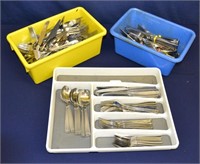 Large Lot Stainless Steel Flatware