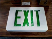 Exit sign