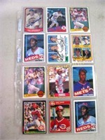 12  AUTOGRAPHED BASEBALL CARDS