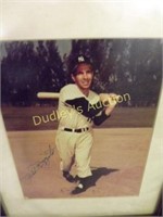 PHIL RIZZUTO - FRAMED / AUTOGRAPHED 8 X 10