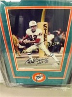 BOB GRIESE - FRAMED / AUTOGRAPHED PHOTO (H.O.F. '9