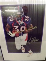 TERRELL DAVIS - FRAMED / AUTOGRAPHED PHOTO #50 OF