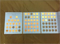 STARTING 1959 LINCOLN CENT BOOK WITH COINS