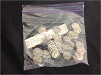 50 DATELESS BUFFALO NICKELS