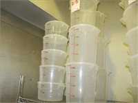 LOT, (11) CAMBRO STORAGE CONTAINERS IN THIS STACK