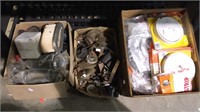 Shelf lot of small motor parts including air
