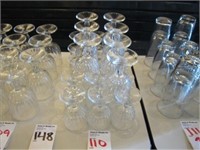LOT, (22) STEMMED GELATO GLASSES