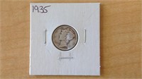 1935 mercury dime