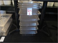 LOT, RUBBERMAID STORAGE CONTAINERS