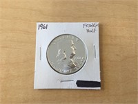 1961 franklin half dollar