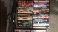 Box lot of about 45 DVDs