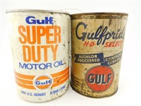 Vintage Gulf Gulfpride H.D. Select 1 quart oil