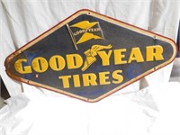 Vintage 1950’s Goodyear Tires blue and gold