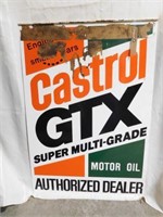 Castrol GTX Motor Oil metal double sided