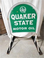 Quaker State Motor Oil double sided hanging