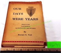Our Days Were Years Hardcover (1978)