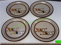 International China Kaleido Stoneware Plates